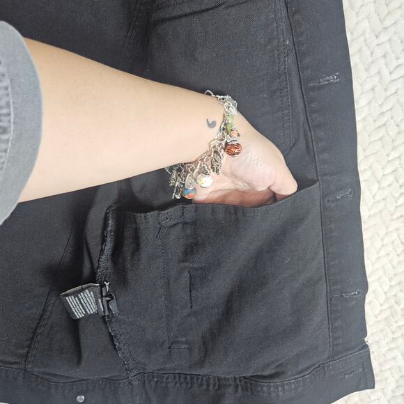 Rockstar Original US Fall Tour Denim Jacket Men Large Graffiti Grunge Streetwear - Picture 11 of 16